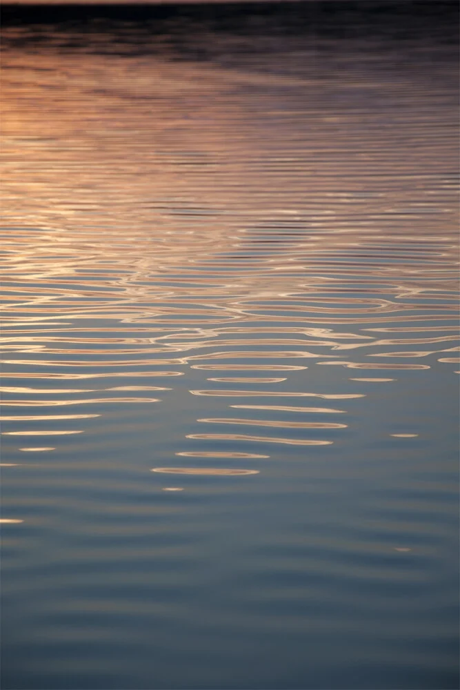 Coucher de soleil dans l'eau - Photographie fineart par Studio Na.hili