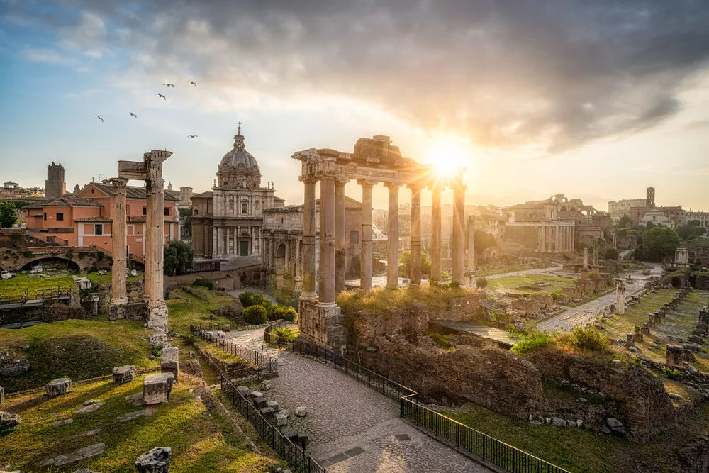Forum romain à Rome - Photographie fineart de Jan Becke