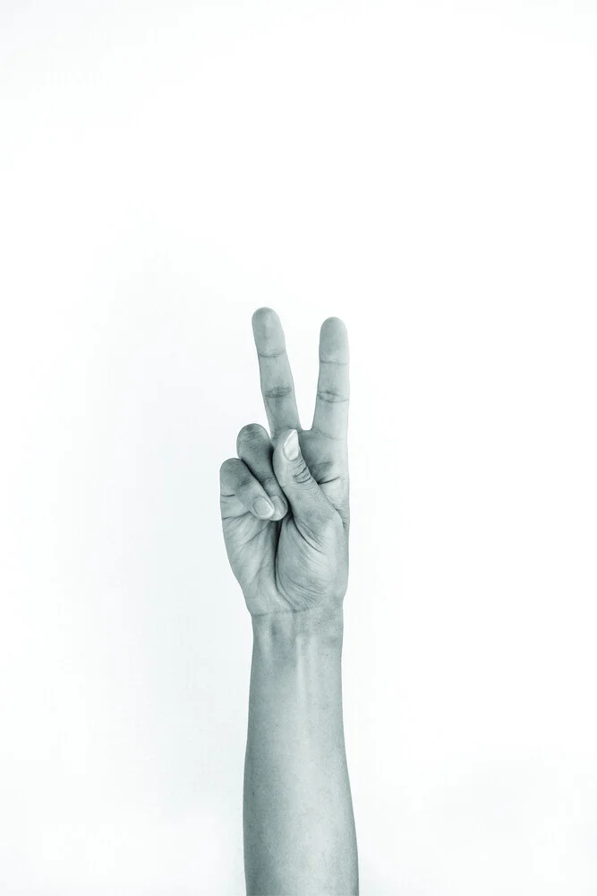Hands 5 - VEGAN - PEACE - Photographie d'art par Studio Na.hili