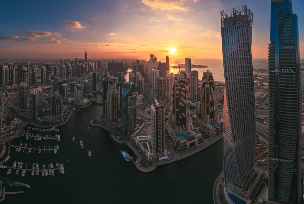 Marina de Dubaï - Photographie d'art par Jean Claude Castor