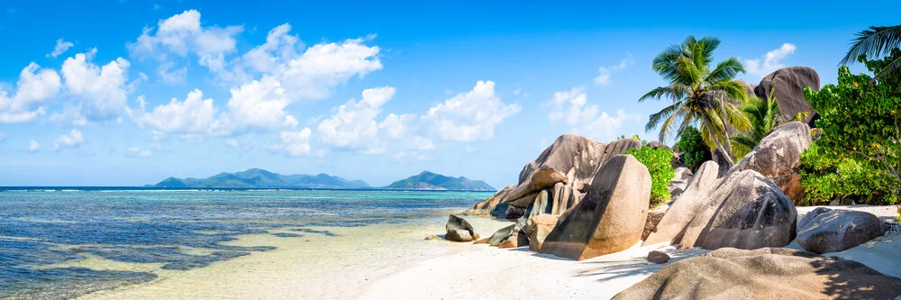 Vacances à la plage aux Seychelles - Photographie fineart de Jan Becke