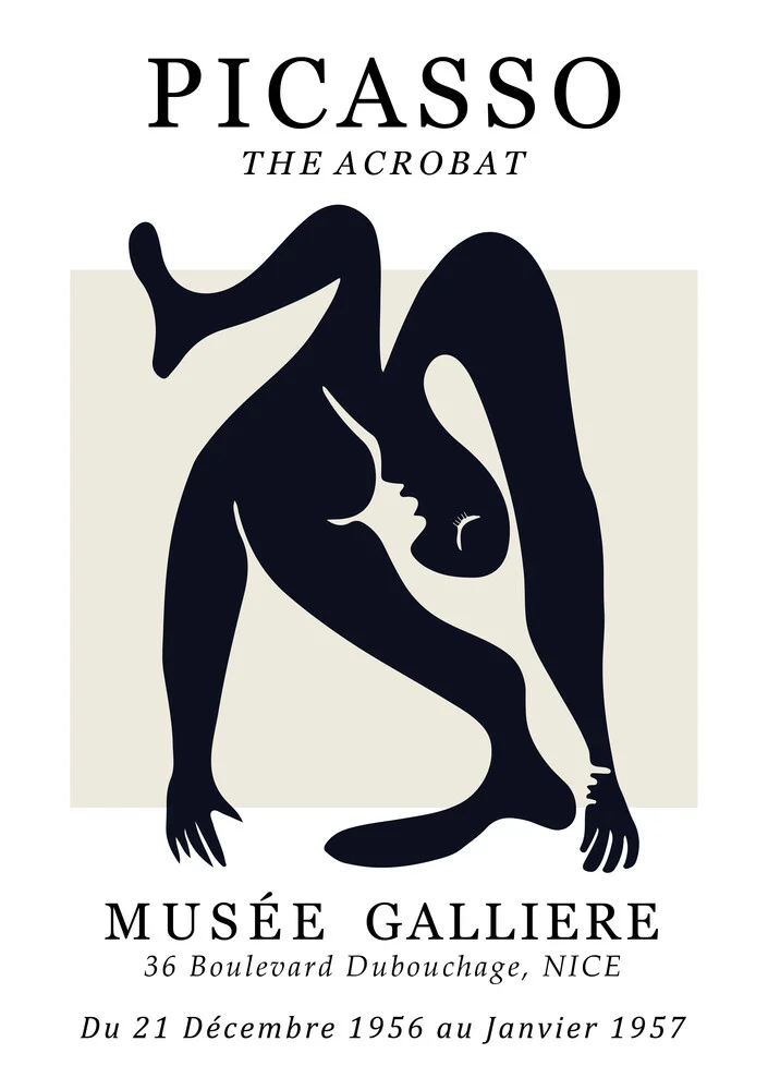 Picasso - L'acrobate - Photographie d'art par Art Classics
