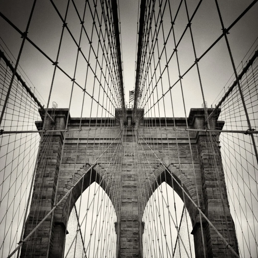 New York - Pont de Brooklyn - Photographie d'art par Alexander Voss
