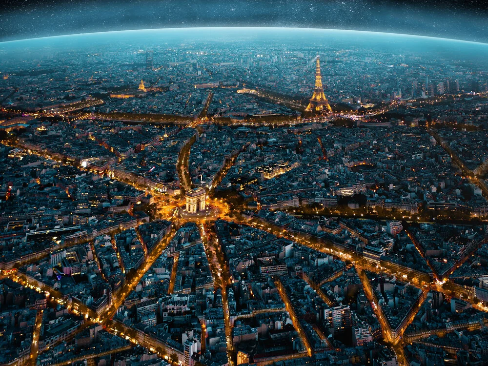 Notre planète bleue - Photographie d'art de Georges Amazo