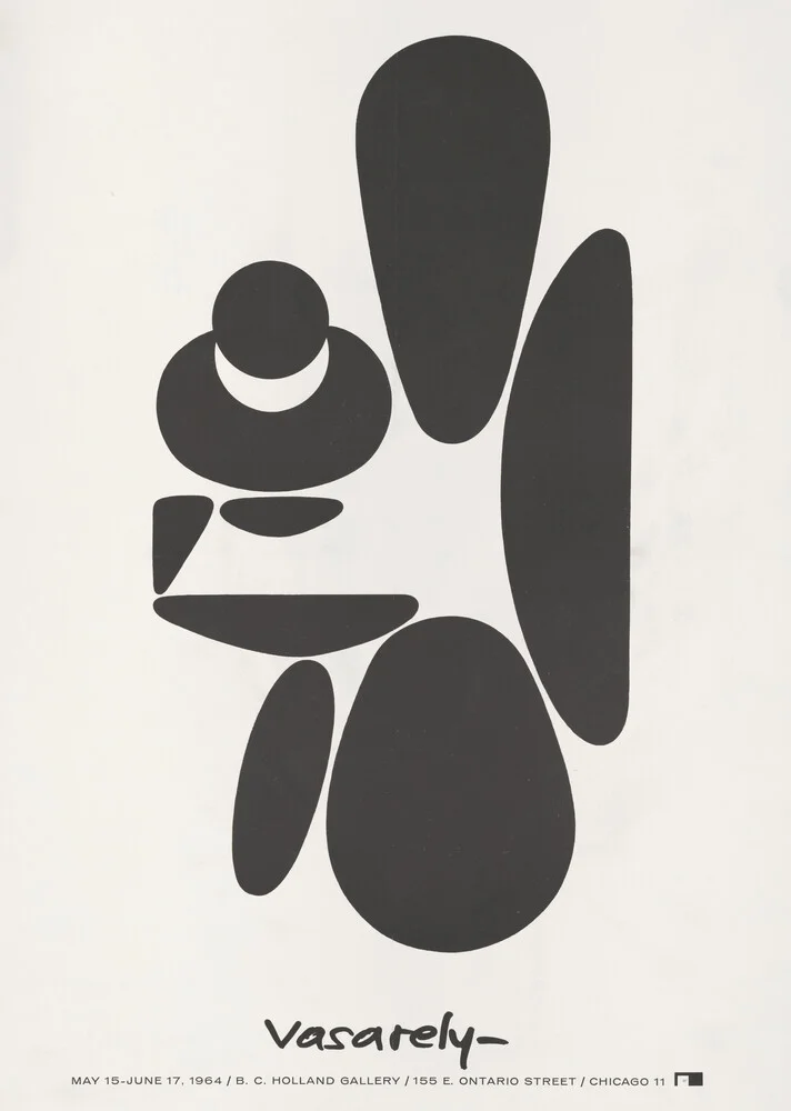 Exposition Victor Vasarely Poster, 1964 - Photographie fineart par Art Classics
