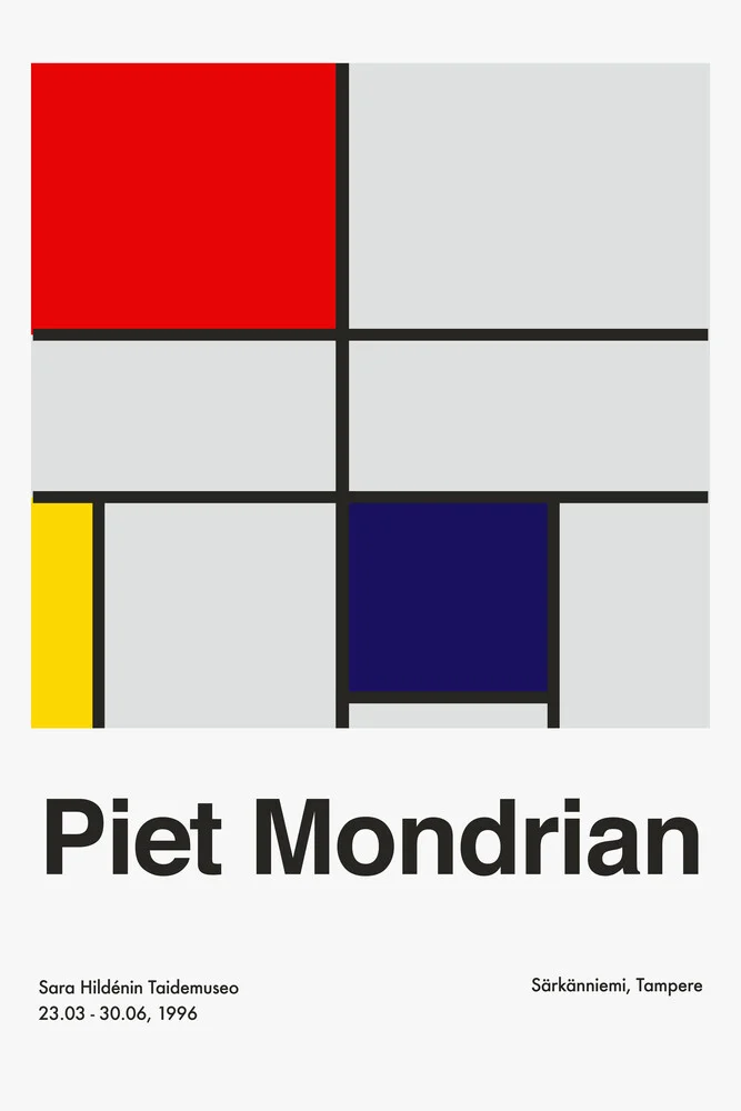 Piet Mondrian – Sara Hildénin Taidemuseo - Photographie d'art par Art Classics
