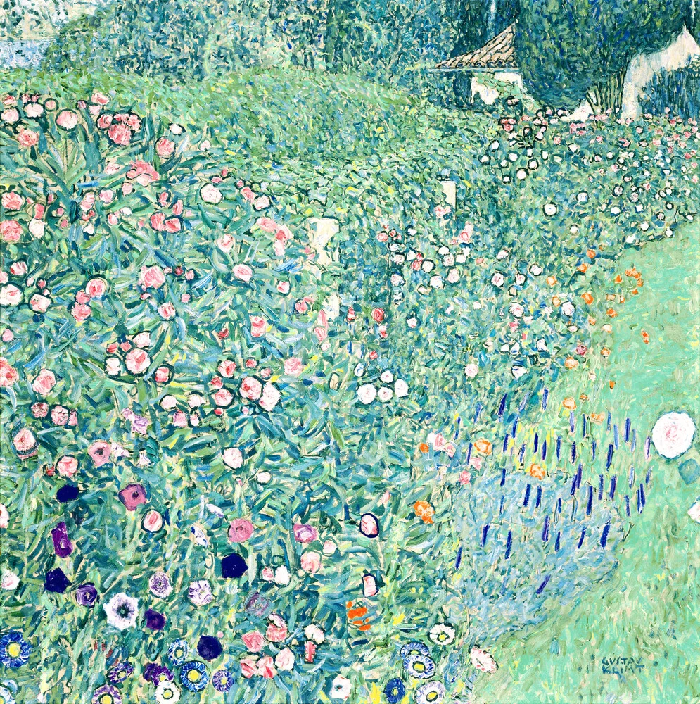 Gustav Klimt: Paysage de jardin à l'italienne - Photographie fineart par Art Classics