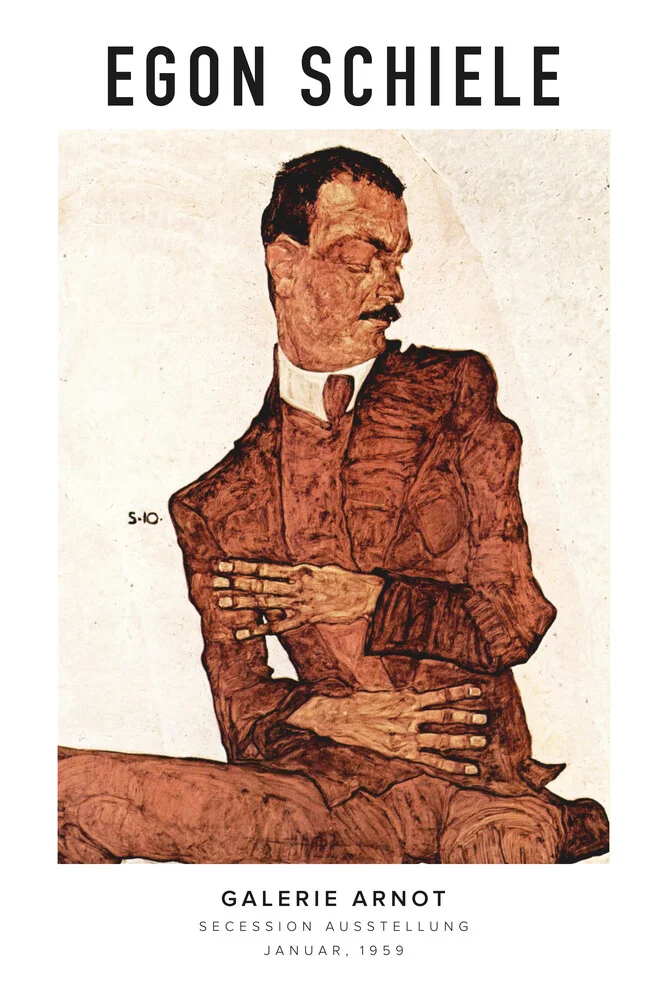 Egon Schiele in der Galerie Arnot - Photographie d'art par Art Classics