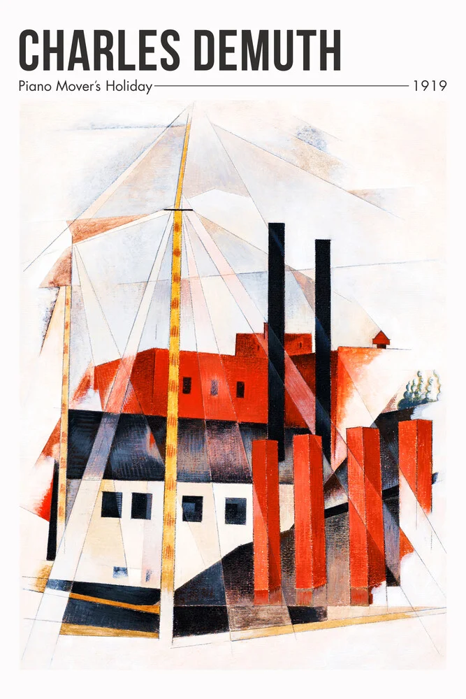 Charles Demuth: Piano Mover's Holiday - Photographie d'art par Art Classics