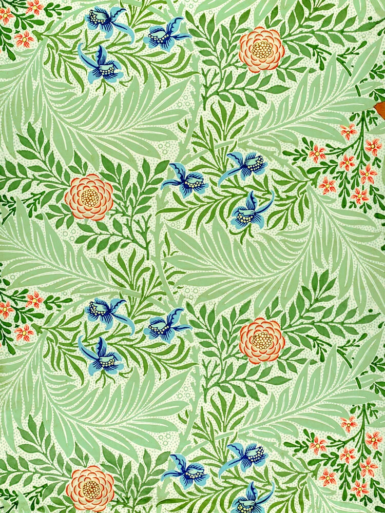 William Morris: Larkspur pattern - Photographie d'art par Art Classics