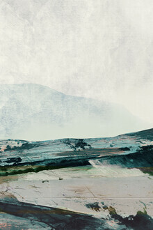 Dan Hobday, Paysage de collines vertes 2