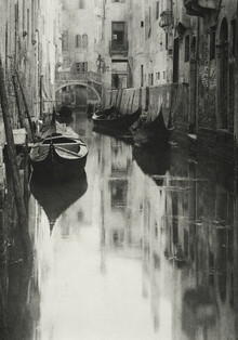 Collection Vintage, Alfred Stieglitz : Canal vénitien (Allemagne, Europe)