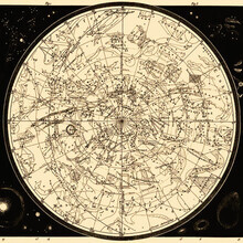 Collection Vintage, Star Map (Allemagne, Europe)