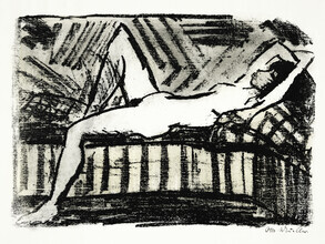 Art Classics, Otto Mueller : Nu couché (Allemagne, Europe)