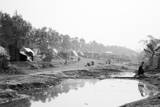 Jakob Berr, Maisons de fortune après le cyclone (Bangladesh, Asie)