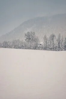 Paysage enneigé, Tyrol, Autriche - Photographie fineart par Eva Stadler