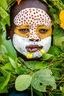 Miro May, tribu Suri - Éthiopie, Afrique)