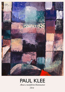 Classiques de l'art, Klee Poster - A propos d'un motif de Hammamet