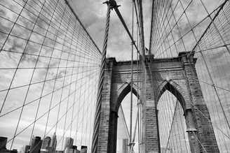 Holger Ostwald, Auf der Brooklyn Bridge - États-Unis, Amérique du Nord)