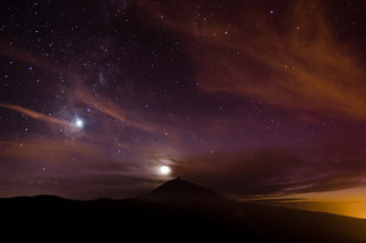 Marco Entchev, Etoiles et coucher de soleil sur Tenerife (Espagne, Europe)