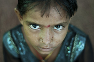Sankar Sarkar, Portrait de jeune fille (Inde, Asie)