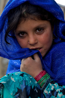 Christina Feldt, fille réfugiée, Kaboul (Afghanistan, Asie)