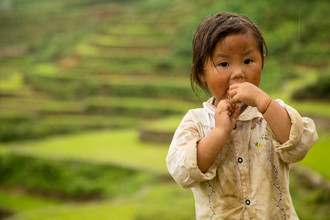 Steffen Rothammel, Mädchen in den Reisterrassen - Vietnam, Asie)