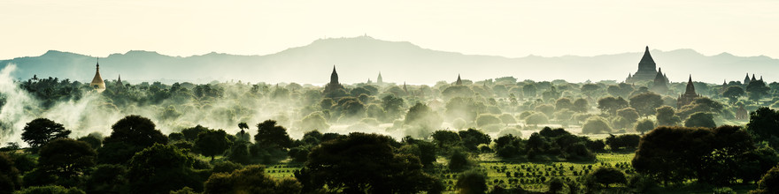 Jean Claude Castor, Birmanie - Bagan Burning - Myanmar, Asie)