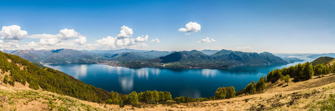 Martin Wasilewski, Panorama du lac Majeur (Italie, Europe)