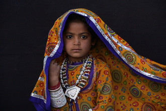 Ingetje Tadros, Une tenue traditionnelle (Inde, Asie)