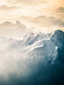 Au-dessus des Alpes françaises - Photographie fineart de Johann Oswald