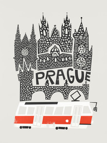 Renard et velours, paysage urbain de Prague