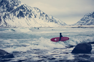 Franz Sussbauer, surf d'hiver (Norvège, Europe)