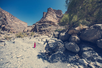 Franz Sussbauer, vallée sèche d'Oman (Oman, Asie)