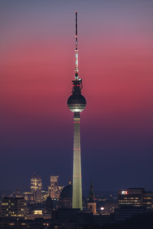 Jean Claude Castor, Tour de télévision de Berlin avec un ciel incroyable (Allemagne, Europe)