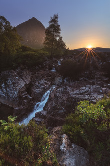 Jean Claude Castor, Glen Etive Mor Wasserfall à Glencoe (Royaume-Uni, Europe)