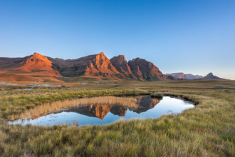 Dirk Steuerwald, Spieglein, Spieglein im See (Lesotho, Afrique)