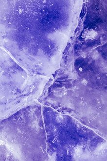 Sebastian Worm, Purple ice cracks (Norvège, Europe)