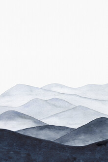 Cristina Chivu, Paysage de montagnes | La peinture à l'aquarelle