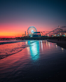 Dimitri Luft, coucher de soleil à Santa Monica (États-Unis, Amérique du Nord)