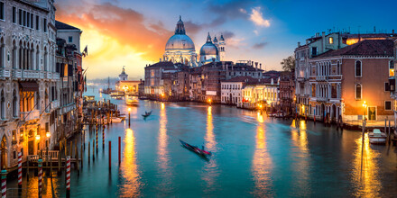 Jan Becke, Grand Canal à Venise Italie - Italie, Europe)