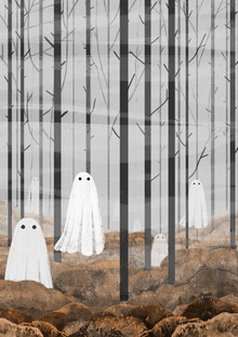 Katherine Blower, Les bois sont pleins de fantômes (version d'automne)