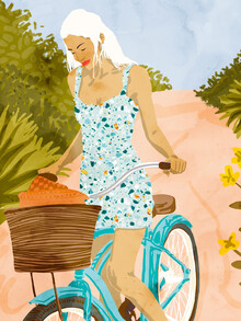 Uma Gokhale, faire du vélo dans les bois