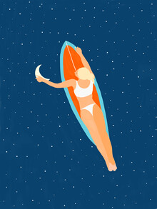 Uma Gokhale, surf de lune