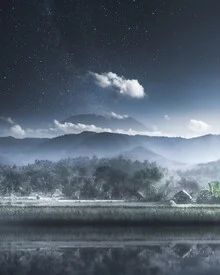 Mont Agung - Photographie d'art par Ashley Groom