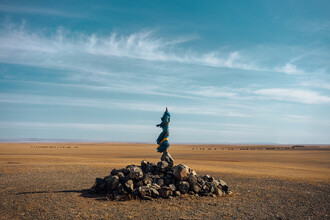 Claas Liegmann, Landmark dans le désert de Gobi - Mongolie, Asie)