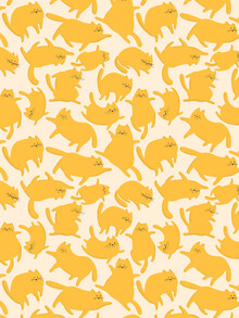 Ania Więcław, Yellow Cats Pattern (Pologne, Europe)