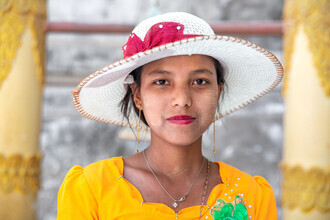 Miro May, Thanaka Lady (Myanmar, Asie)