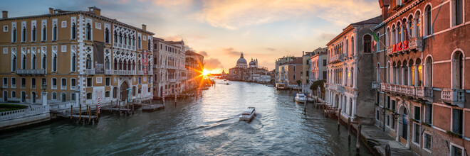 Jan Becke, Sunrise at the Canal Grande (Italie, Europe)