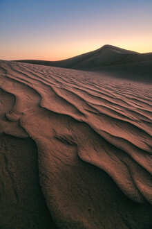 Jean Claude Castor, Wahiba Sands Wüste à Oman zum Sonnenaufgang